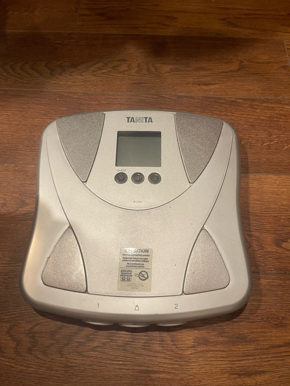 Tanita Silver Digital Body Composition Scale preowned - Picture 3 of 7